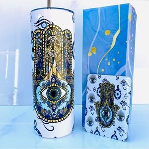 Evil Eye Tumbler, Turkish Evil Eye, Evil Eye Cup, 20 Oz Evil Eye Tumble